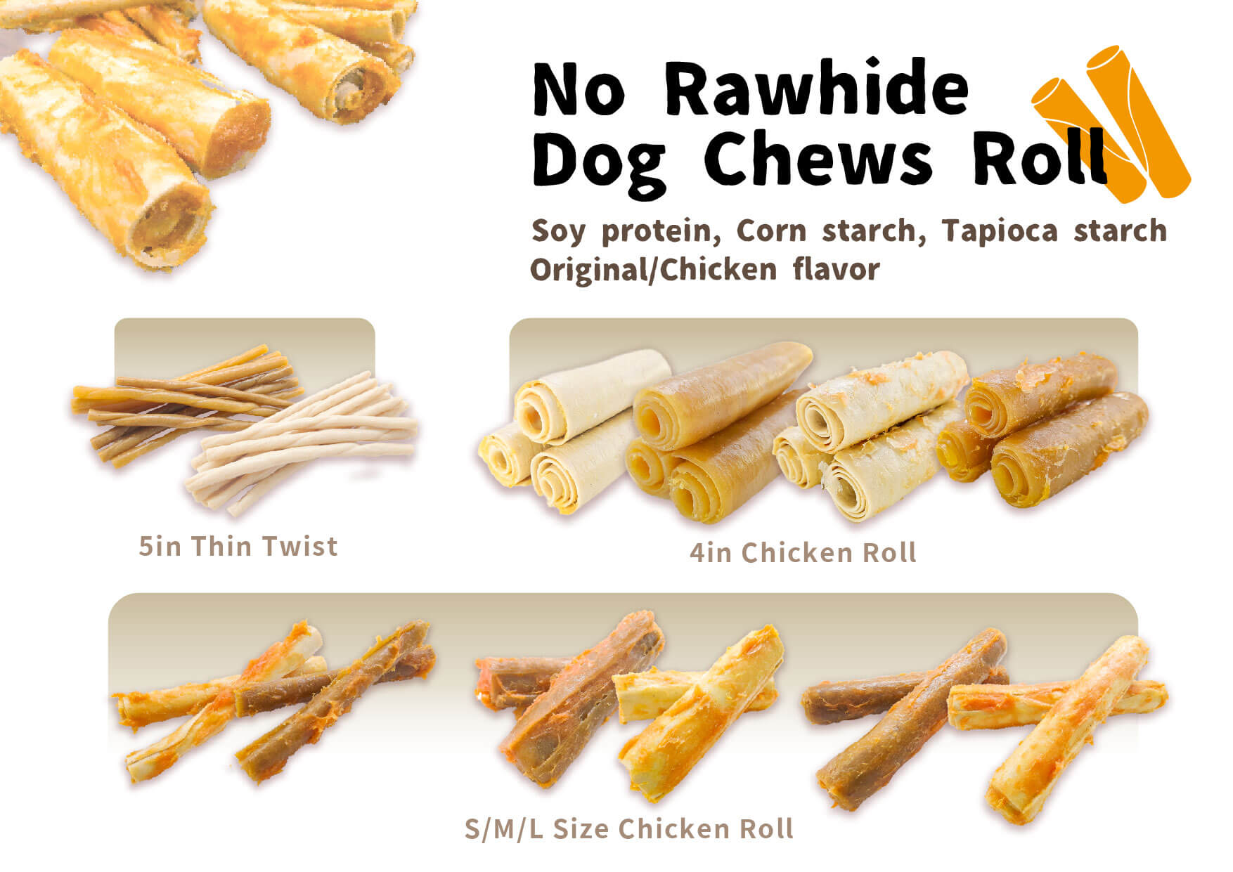 No Rawhide  Dog Chews